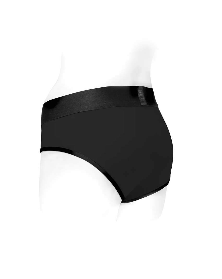 SpareParts Tomboii Rayon Brief Harness | Strapless Harness With Mini-Vibe Pockets | MOTHERLODE