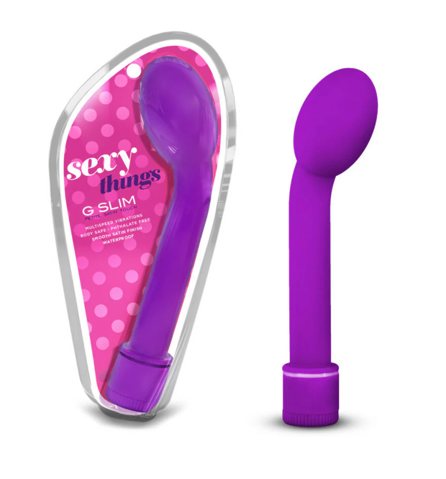 Sexy Things G Slim Petite G-Spot Vibrator | Compact Angled G-Spot Vibe with Multi-Speed Power