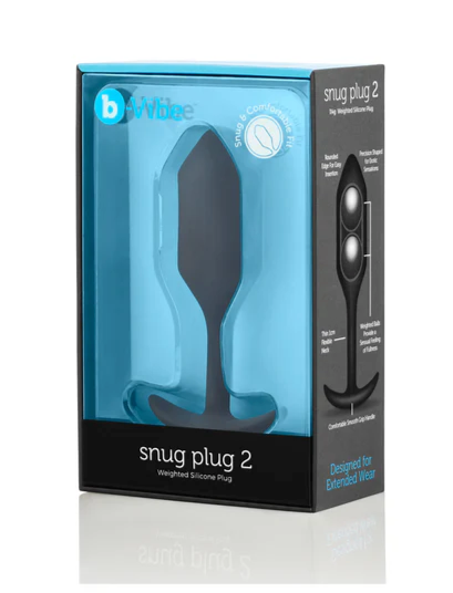 b-Vibe Snug Plug 2 – Weighted Silicone Anal Plug
