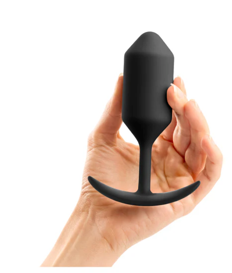 b-Vibe Snug Plug 3 – Weighted Silicone Anal or Vaginal Plug