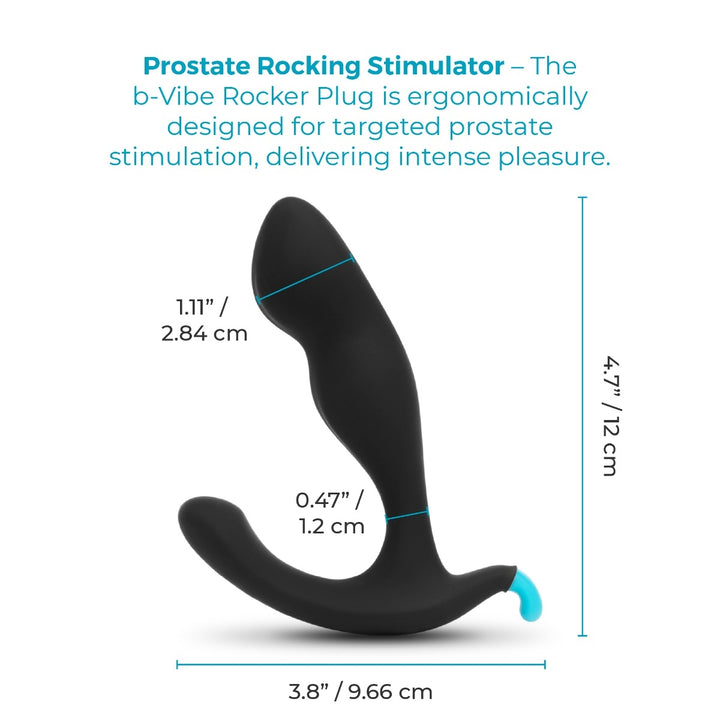b-Vibe Rocker Rocking Weighted Prostate Plug, image 8 | MOTHERLODE