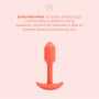 b-Vibe Snug Plug 1 held in hand for size reference