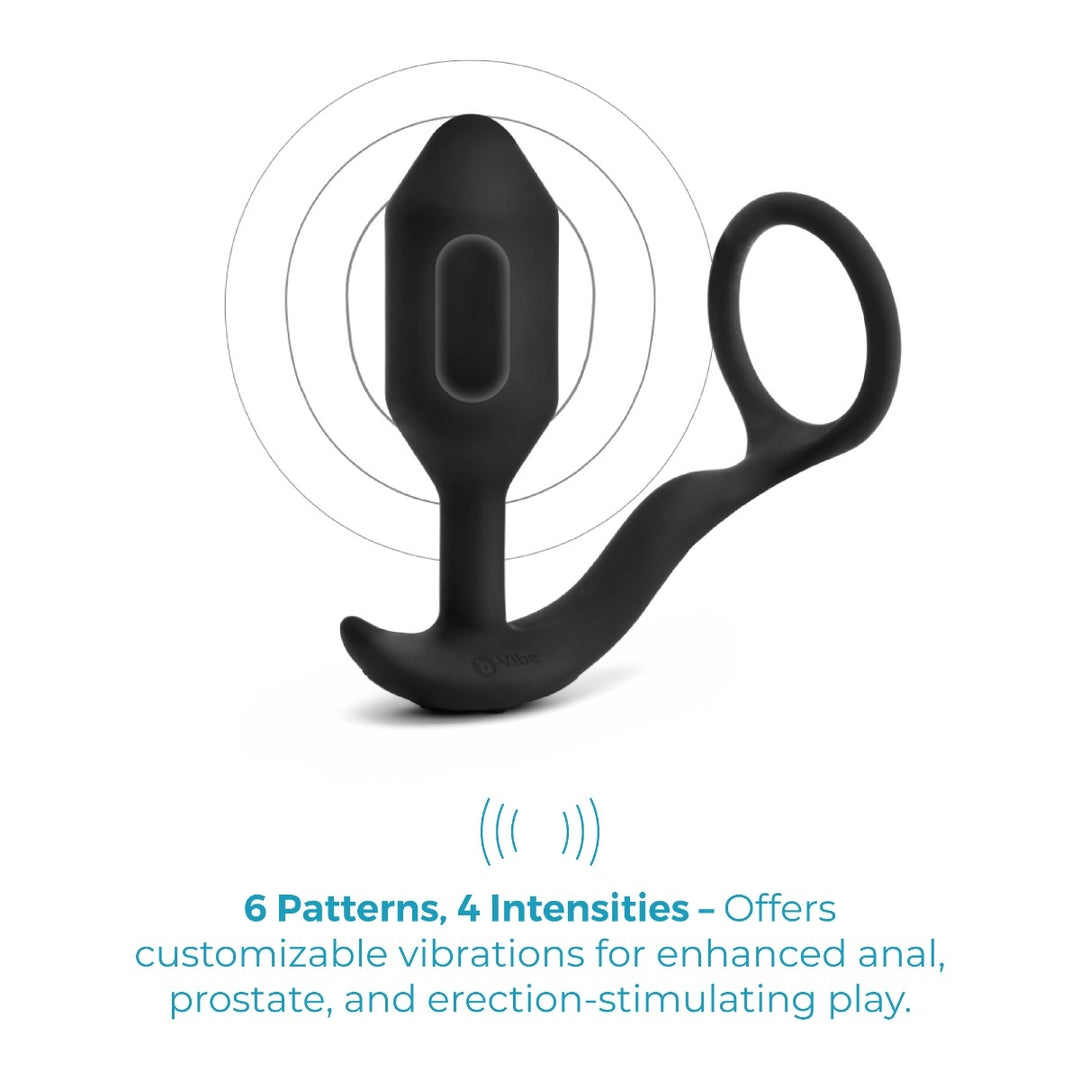 b-Vibe Snug &amp; Tug held in hand for size reference