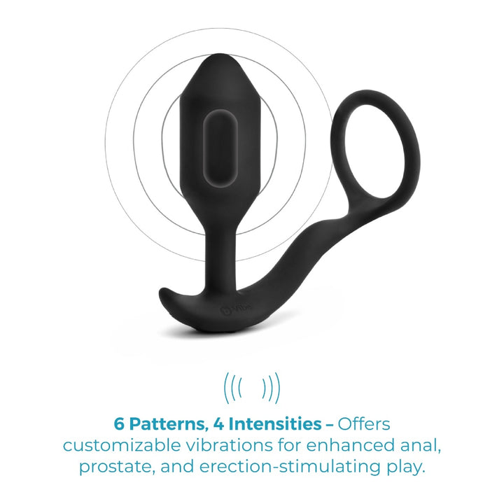 b-Vibe Snug &amp; Tug held in hand for size reference