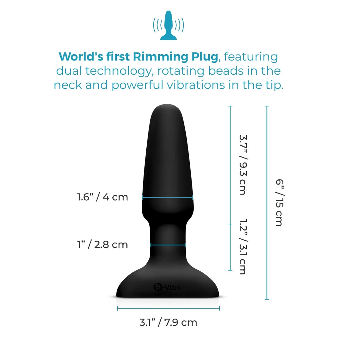 b-Vibe Rimming 2 in Black packaging box artwork