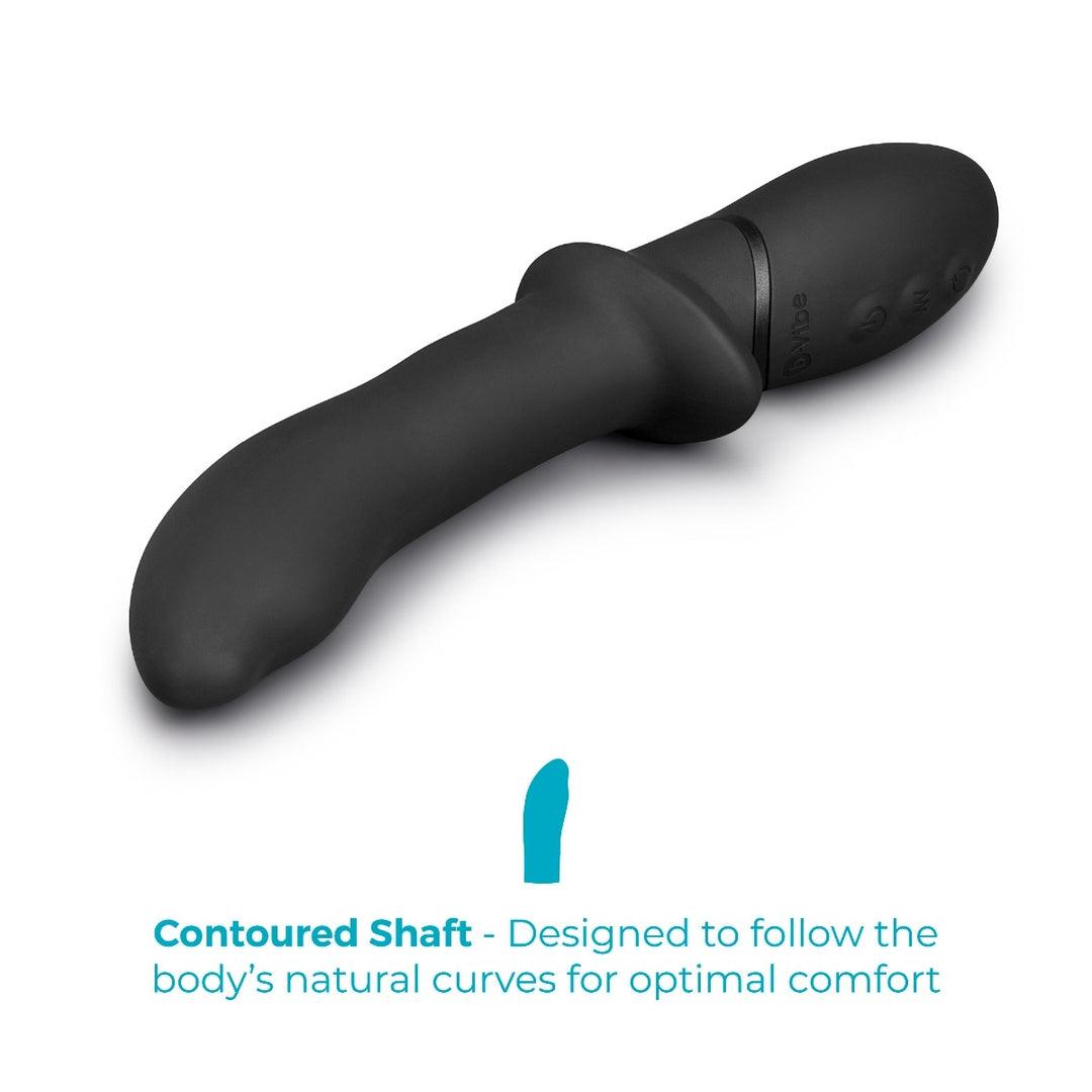 b-Vibe Rimming P-Spot Vibe close-up of the manual control buttons