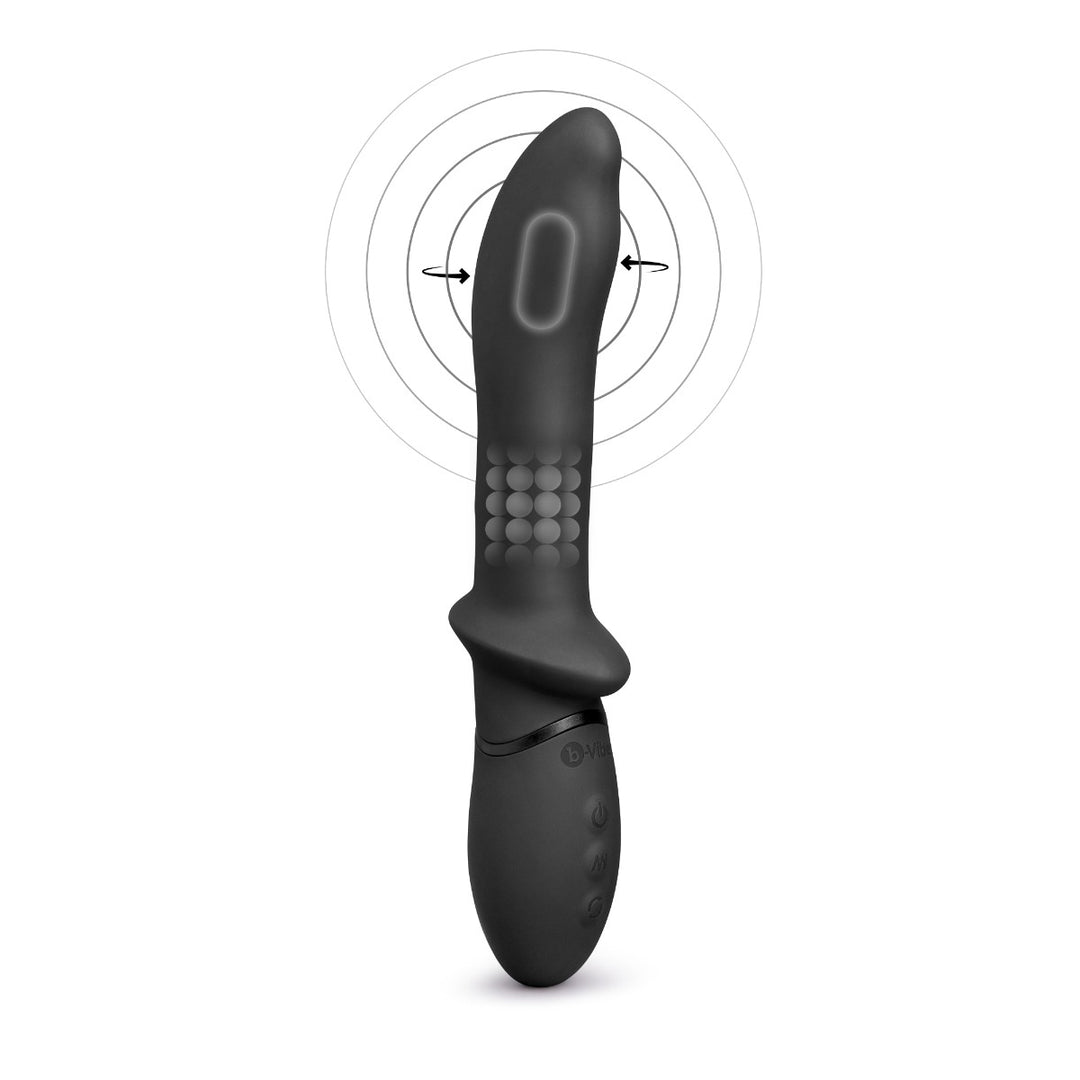 b-Vibe Rimming P-Spot Vibe, product shot on white background