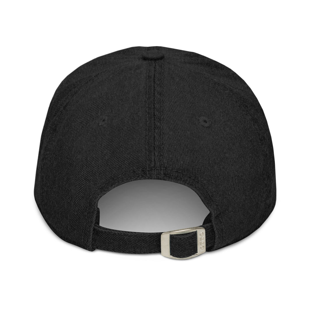 Cosmo &amp; Quim Mascot Dad Cap, black colorway, back view | MOTHERLODE