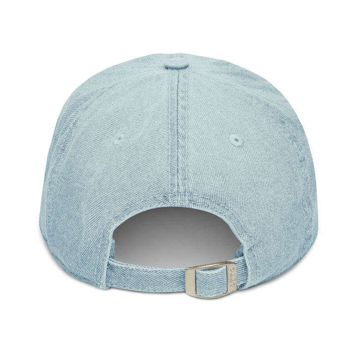 Cosmo &amp; Quim Mascot Dad Cap, light blue colorway, back view | MOTHERLODE