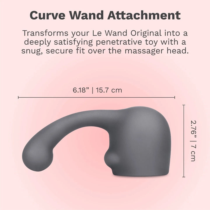 Le Wand Curve Weighted Silicone Attachment