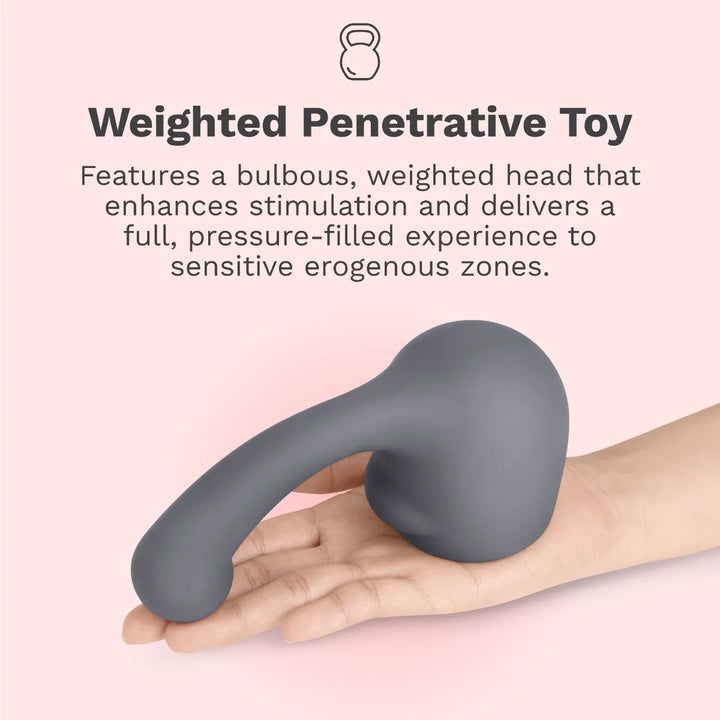 Le Wand Curve Weighted Silicone Attachment