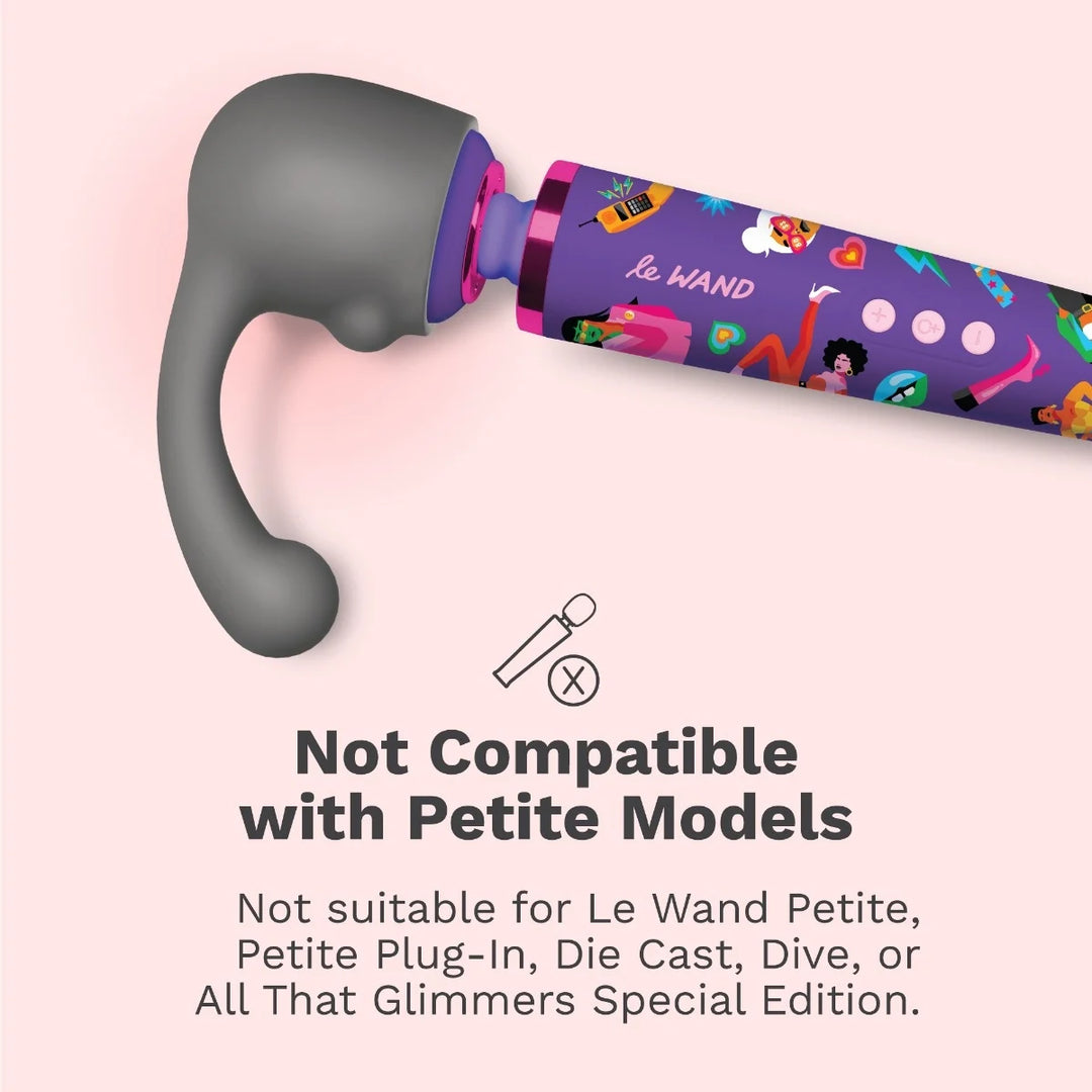 Le Wand Curve Weighted Silicone Attachment