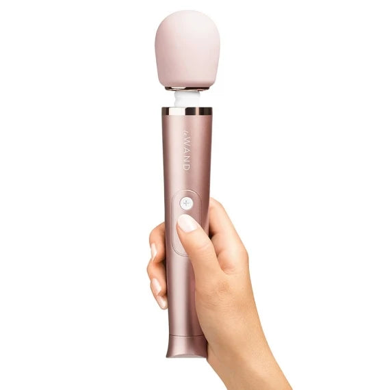 Le Wand Petite Rechargeable Massager, rose colorway | MOTHERLODE