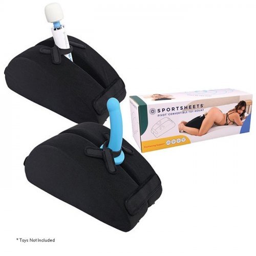 Sportsheets Pivot Convertible Toy Mount — Adjustable Toy Mount & Hip Lift for Hands-Free Play