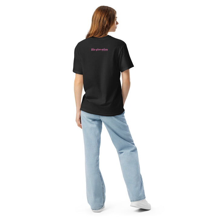 Sex Is Not a Bad Word T-Shirt, black colorway, back view | MOTHERLODE
