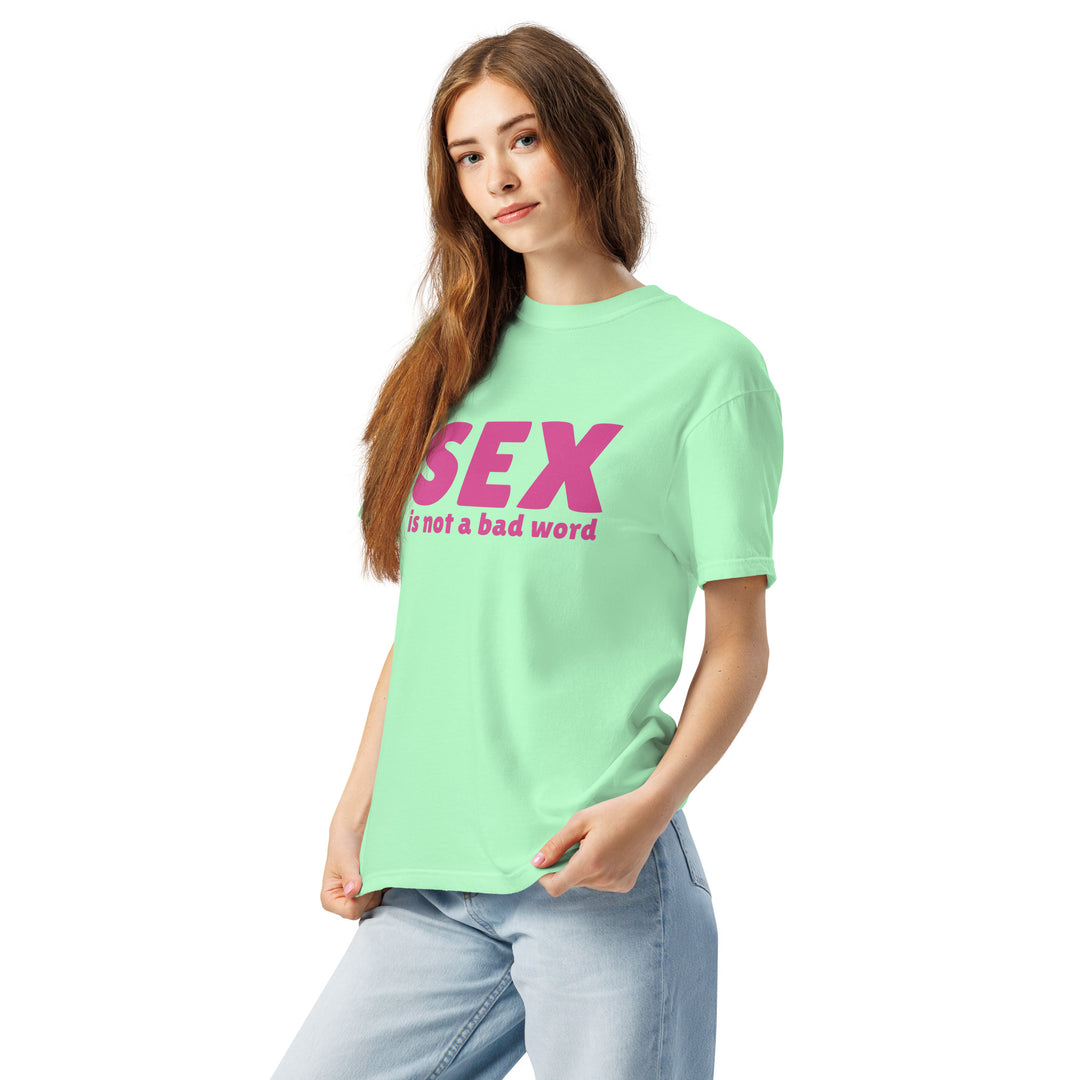 Sex Is Not a Bad Word T-Shirt, front view | MOTHERLODE