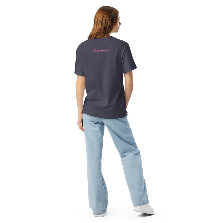 Sex Is Not a Bad Word T-Shirt, navy colorway, back view | MOTHERLODE