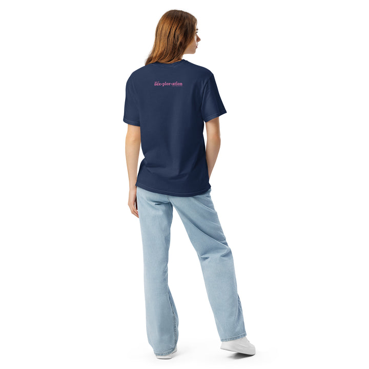 Sex Is Not a Bad Word T-Shirt, navy colorway, back view | MOTHERLODE