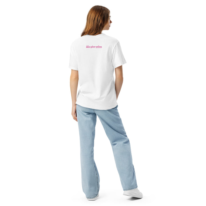Sex Is Not a Bad Word T-Shirt, white colorway, back view | MOTHERLODE