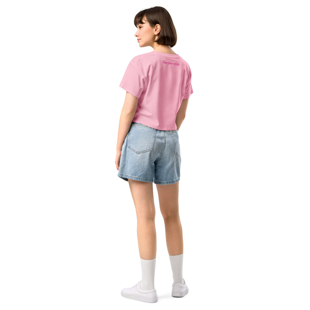 "SEX is not a bad word" Crop Top, back view | MOTHERLODE