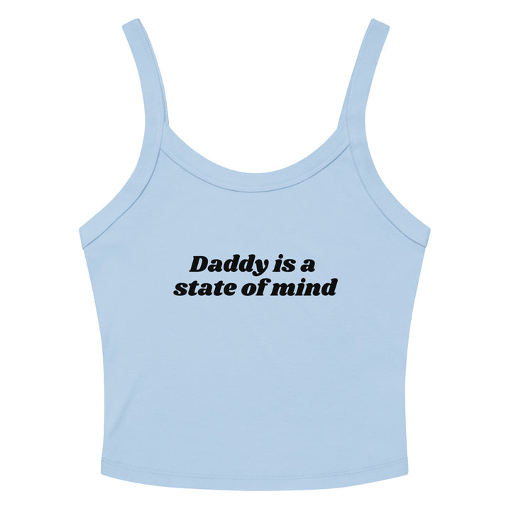 Daddy Is a State of Mind Tank Top, blue colorway, front view | MOTHERLODE
