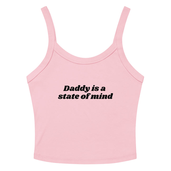 Daddy Is a State of Mind Tank Top, pink colorway, front view | MOTHERLODE